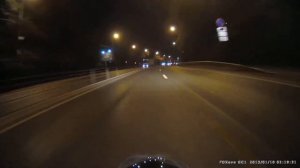 Видеорегистратор для мотоцикла FOXeye GC1 moto cam (Обзор) Пример вибрации 2