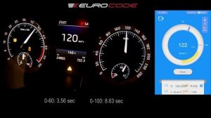 Skoda Kodiaq 2 0 TDI 150 hp Eurocode stage 1  разгон 0-100 км/ч, 402 м