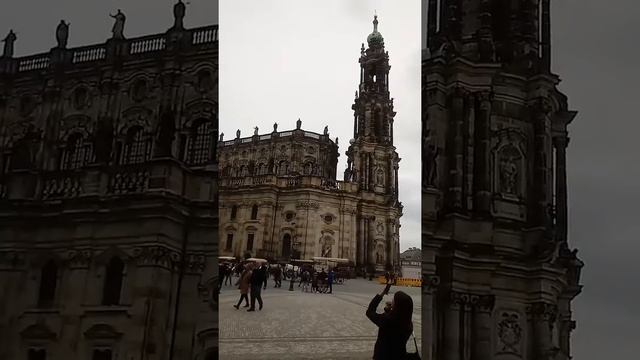 Хофкирхе. Hofkirche. Первый католический собор в Дрездене. Katholishe Hofkirche in Dresden.