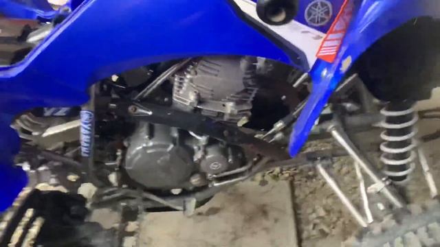 Смазка цепи на квадроцикле Yamaha raptor 250 смотреть онлайн