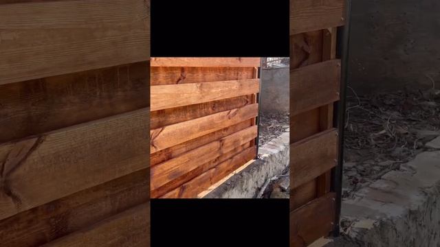 Делаем деревянный забор своими руками #заборсвоимируками #fence #woodworking #дача #одесса смотреть онлайн
