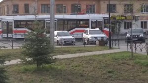 Новые трамваи в Омске 71-407.