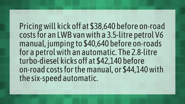 How much is the new Toyota HiAce?