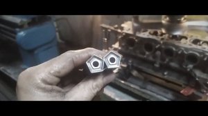 Фрезеровка наклонной ГБЦ от Hyundai Accent