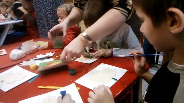 Влог: поход на детский мастер класс ОПОЗДАЛИ получили ПОДАРКИ лепим из соленого теста смотреть онлайн