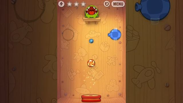 Cut The Rope 6-21 Walkthrough /  Solution (Toy Box) Level Guide.