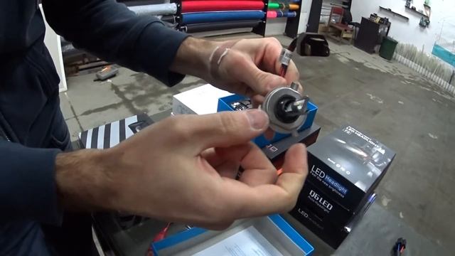 Тест светодиодных ламп H4. Какие лампы нельзя покупать! Галогенка против LED. Улучшаем свет гранты.