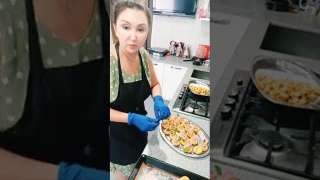 профитроли с ветчиной.Банкет