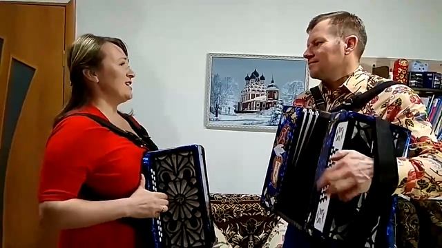 Песни под гармонь ❤️ Потрясающее обаяние ❤️ Лия и Дмитрий Лекомцевы