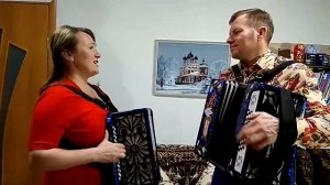 Песни под гармонь ❤️ Потрясающее обаяние ❤️ Лия и Дмитрий Лекомцевы