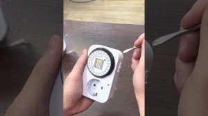 Обзор розетки-таймера. Применение с кварцевым обогревателем.