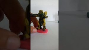 Бамблби из пластилина