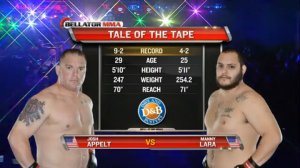 Josh Appelt vs. Manny Lara Bellator 92