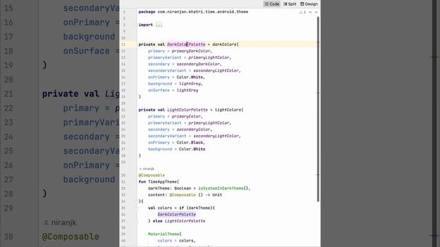 How to theme in Jetpack Compose?