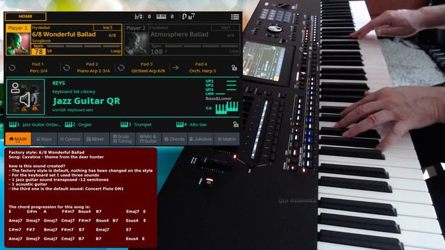 Korg Pa5x style: Cavatina - theme from the deer hunter смотреть онлайн