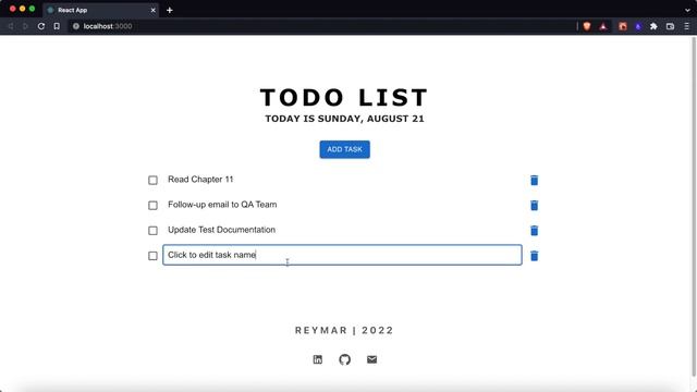 ToDo WebApp Demo (Java Spring Boot and ReactJS) смотреть онлайн