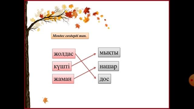 Жаман жолдас. 4-сынып