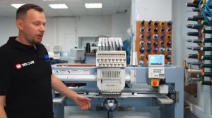 Установка бейсболочных пялец на вышивальную машину Barudan