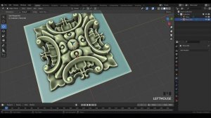 CNC Grayscale image to 3D Modeling in Blender 3.0