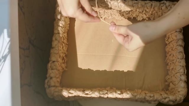 Плетеная корзина своими руками?Красивая организация и хранение вещей.