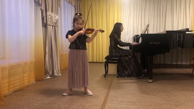 Зрюмова Ульяна, 7 лет,  Ридинг О. Концерт ч. III смотреть онлайн