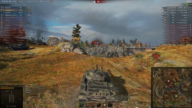 Тащим на т62а на карте Тундра смотреть онлайн