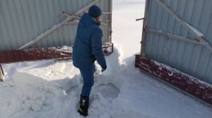 Ленивые ворота. Своими руками. С секретом. Снег можно не чистить!