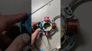 Электронное зажигание Вихрь на МВ 1 под маховиком МБ 2.
