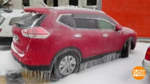 Авто в ледяной глазури: разморозка. Доброе утро. Фрагмент выпуска от 17.01.2023