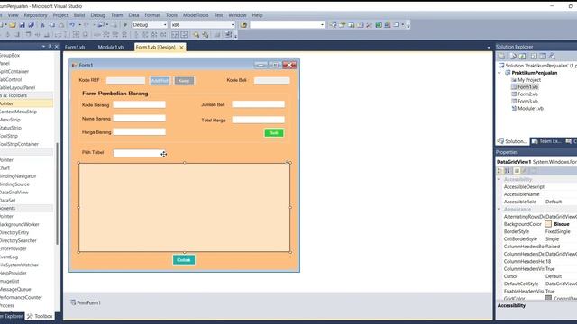 Membuat Aplikasi Transaksi Sederhana Koneksi Database Menggunakan Microsoft Visual Studio смотреть онлайн