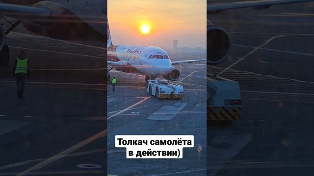 В аэропорту Алматы самолёт без заднего хода #Алматы #аэропорт #airport #airplane #aircraft #Almaty