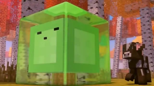 Minecraft Мультик Героический поступок слизня смотреть онлайн