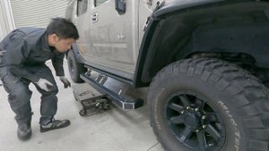 【HUMMER H2カスタム】リフトアップされたハマーH2を板金屋が改造！Vol1　もんちLife