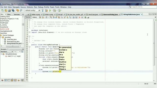 Java Program : String Palindrome