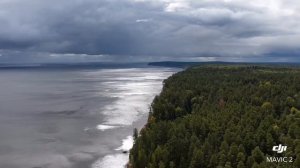 Река Кама с птичьего полёта