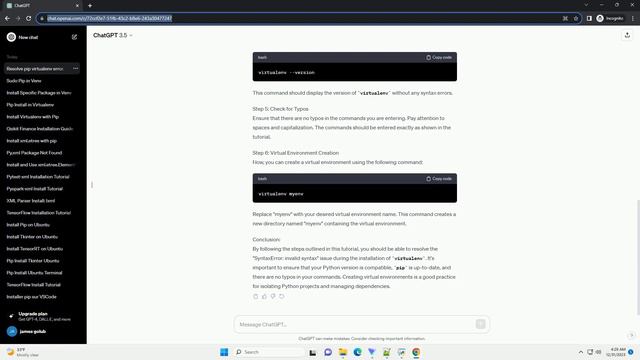 pip install virtualenv syntaxerror invalid syntax смотреть онлайн