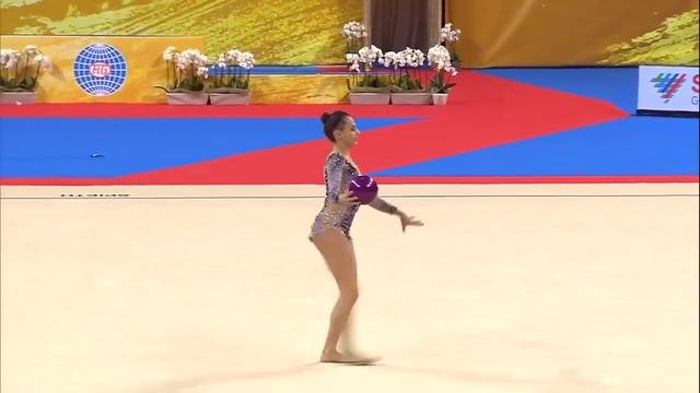 Linoy Ashram Ball Music and Performance 2018 World Championships, All Around смотреть онлайн