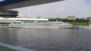 т/х "Ф.Достоевский" с борта т/х "Москва-200", г. Волгоград (Архив 25 июля 2017)