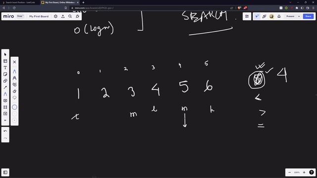 35. Search Insert Position - JAVA (Linear / Binary search - Fully explained) смотреть онлайн
