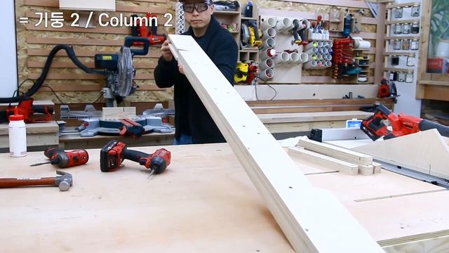[Woodworking] Folding Ladder Made Of Plywood