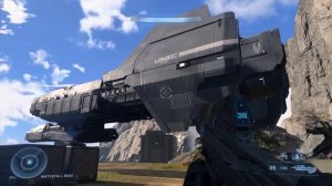 Flying the UNSC Frigate in Halo Infinite