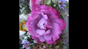 БУКЕТ. Роза Мюриэль Робен, лилии, фуксии... Релакс розолюба