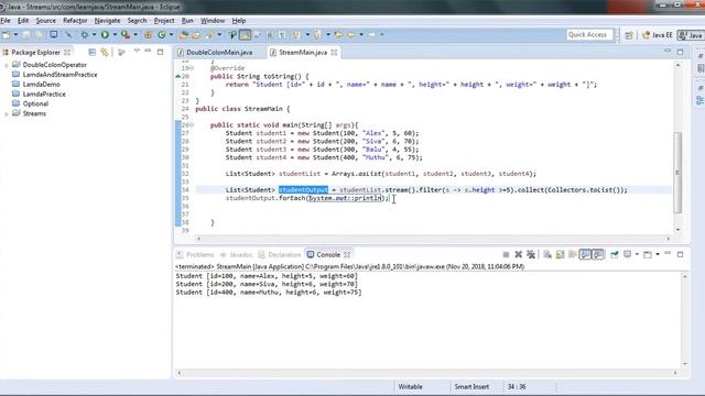 Java 8 Streams: Filter, Sort and Map смотреть онлайн