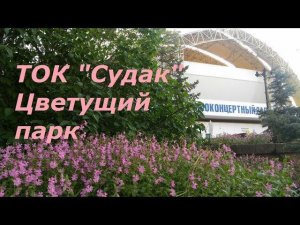 Цветущий парк ТОК Судак: вход с Набережной, Крым в мае