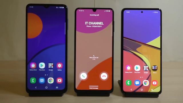 Samsung Galaxy M12 Vs A22 Vs A52 Incoming Calls смотреть онлайн