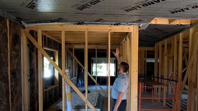 Утепление и пароизоляция в каркасном доме. Подготовительные работы для внутренней отделки. смотреть онлайн