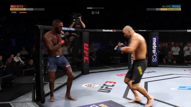 UFC3. Jon Jones-Glover Teixeira. Избиение костлявого.