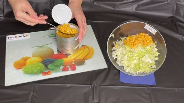 САЛАТ НА НОВЫЙ ГОД 2024 ИЗ ПЕКИНСКОЙ КАПУСТЫ с огурцом #новыйгод #салат #праздничныйстол