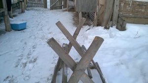 козлы для распиливания дров