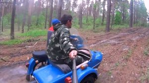 Покатушки по лесу на ИЖ "Юпитер - 3" 1972 г.в.